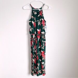NWT Wisp green floral jumpsuit